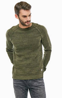 Хлопковый свитер с молниями по бокам Jack & Jones