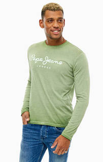 Футболка из хлопка с длинными рукавами Pepe Jeans