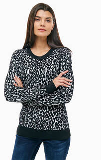 Джемпер из вискозы с животным принтом Michael Michael Kors