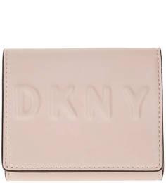 Кошелек кораллового цвета с откидным клапаном Dkny