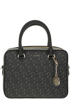 Маленькая сумка с монограммой бренда Dkny