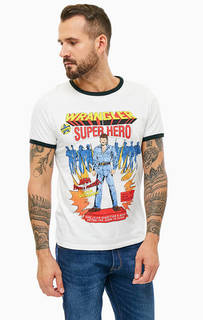 Футболка из хлопка с разноцветным принтом Wrangler