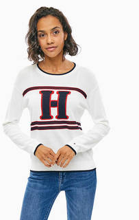 Тонкий джемпер с контрастной отделкой Tommy Hilfiger