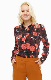 Рубашка из вискозы с цветочным принтом Ichi