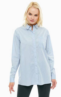 Базовая хлопковая рубашка свободного кроя Ichi