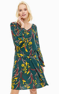 Платье из вискозы с поясом Ichi