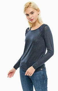 Тонкий джемпер синего цвета Superdry