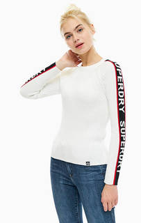 Хлопковый джемпер с контрастными вставками Superdry