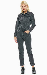 Серый джинсовый комбинезон Pepe Jeans