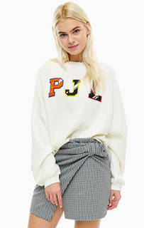 Свитшот оверсайз с нашивками Pepe Jeans