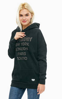 Толстовка из хлопка с отделкой стразами Superdry