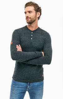 Тонкий джемпер с вырезом на пуговицах Superdry