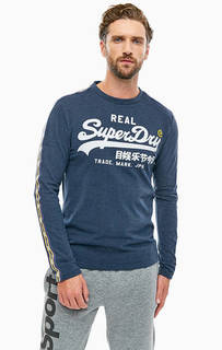 Футболка с эластичными нашивками на рукавах Superdry