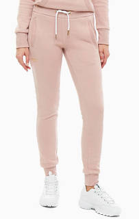 Розовые хлопковые джоггеры Superdry