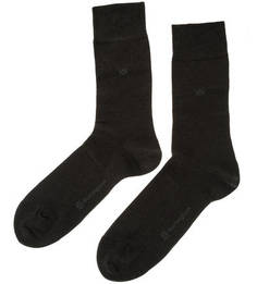 Хлопковые носки серого цвета Burlington