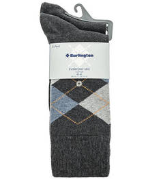 Комплект из двух пар серых носков Burlington