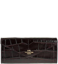 Кошелек с откидным клапаном на кнопке Coach