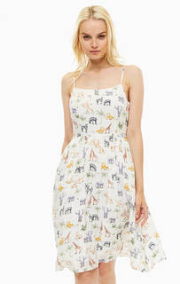 Платье-сарафан белого цвета Sugarhill Boutique