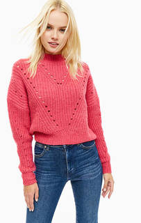 Укороченный свитер цвета фуксии Wrangler
