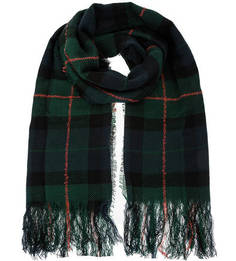 Трикотажный палантин в клетку Tom Tailor Denim