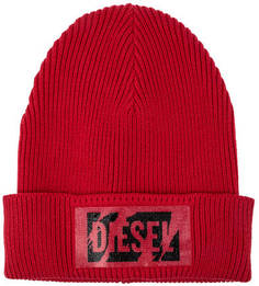 Шапка мелкой вязки с отворотом Diesel