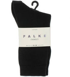 Черные носки из хлопка Falke