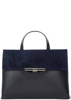 Синяя сумка с откидным клапаном Lancaster