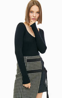 Базовый джемпер с глубоким вырезом Patrizia Pepe