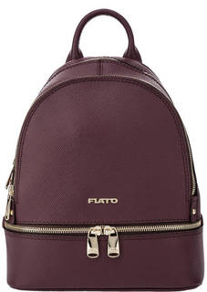 Бордовый рюкзак из сафьяновой кожи Fiato