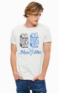 Хлопковая футболка с круглым вырезом Scotch&Soda