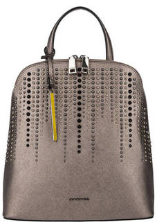 Кожаный рюкзак с металлическим декором Cromia