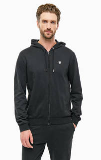 Толстовка из хлопка с капюшоном EA7