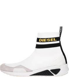 Летние кроссовки белого цвета Diesel