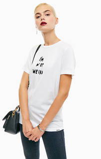 Хлопковая футболка с вышивкой Diesel