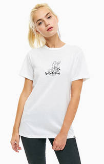 Хлопковая футболка с вышивкой Diesel