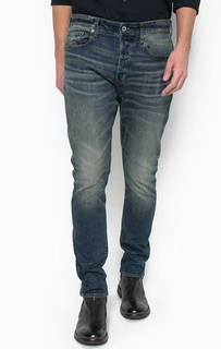Зауженные джинсы с заломами G Star RAW