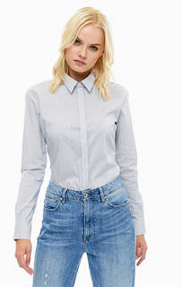 Приталенная рубашка из хлопка в полоску G Star RAW