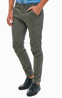 Зауженные джинсы цвета хаки 5620 G Star RAW