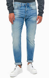 Зауженные джинсы с заломами 3301 G Star RAW