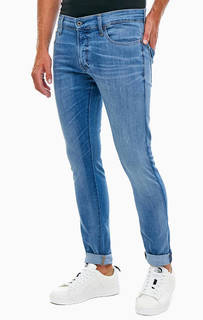 Джинсы с заломами и потертостями 3301 G Star RAW