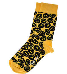 Желтые хлопковые носки Happy Socks