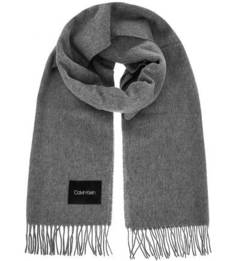 Шерстяной шарф с нашивкой Calvin Klein Jeans