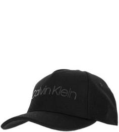 Черная бейсболка с высоким содержанием шерсти Calvin Klein Jeans
