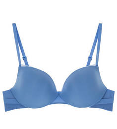 Синий бюстгальтер с твердой чашкой Calvin Klein