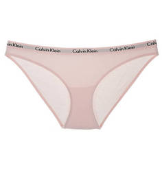 Хлопковые трусы-слипы кораллового цвета Calvin Klein