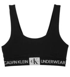 Черный бюстгальтер из хлопка Calvin Klein