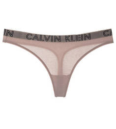 Сиреневые трусы-стринги из хлопка Calvin Klein
