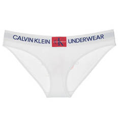 Хлопковые трусы-слипы с принтом Calvin Klein