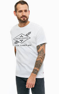 Белая футболка с принтом Fresh Leaves Levis®