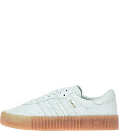 Кеды мятного цвета с выделкой под рептилию Sambarose W Adidas Originals